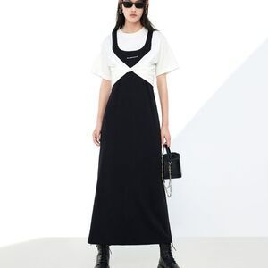 MO & Co Raglan Sleeve Maxi Dress